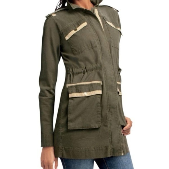 CAbi Anorak #722 Utility  Green Outdoor Gorpcore Y2k Vtg Retro Coastal Preppy S - Picture 1 of 12